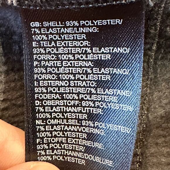 The North Face Mens Size Medium Gray Vest with Red Zipper and Trim - Picture 5 of 10